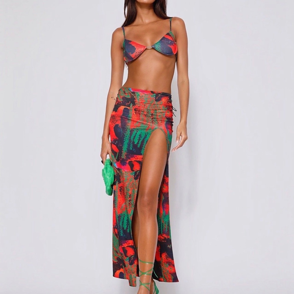 Tiger mist NWT Janelle skirt set